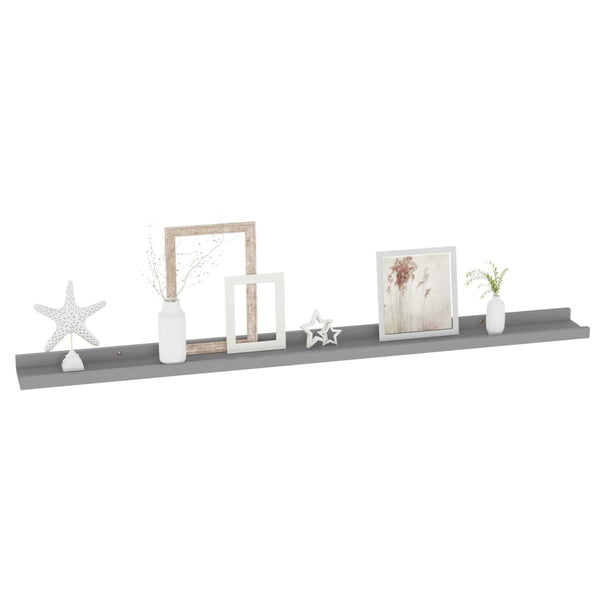 Graues Wandregal Depe 100x9x3cm (4 Stk.)
