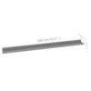 Graues Wandregal Depe 100x9x3cm (4 Stk.)