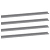 Graues Wandregal Depe 115x9x3cm (4 Stk.)