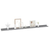 Graues Wandregal Depe 115x9x3cm (4 Stk.)
