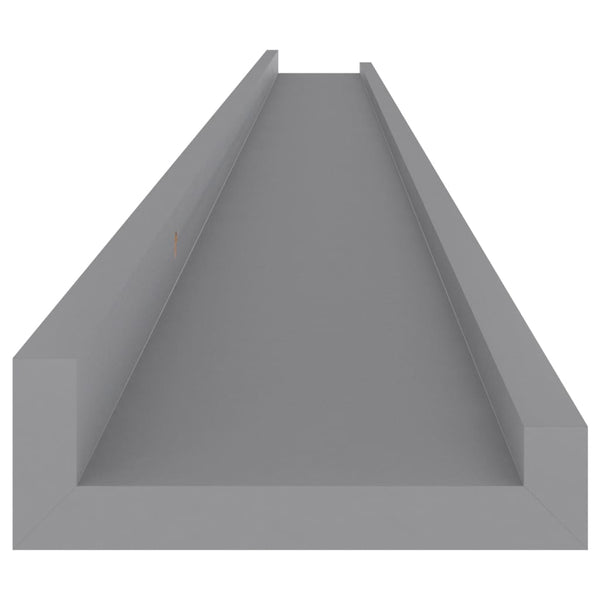Graues Wandregal Depe 115x9x3cm (4 Stk.)