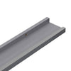 Graues Wandregal Depe 115x9x3cm (4 Stk.)