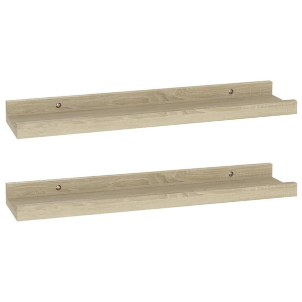Sonoma Eiche Wandregale Depe 40x9x3cm (2 St.)