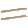 Wandregale Sonoma-Eiche Depe 80x9x3cm (2 Stück)