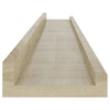Wandregale Sonoma-Eiche Depe 80x9x3cm (2 Stück)