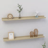 Wandregale Sonoma-Eiche Depe 80x9x3cm (2 Stück)