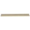Sonoma-Eiche Wandregale Depe 100x9x3cm (2 Stk.)