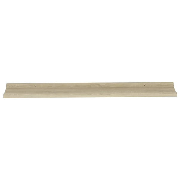 Sonoma-Eiche Wandregale Depe 100x9x3cm (2 Stk.)