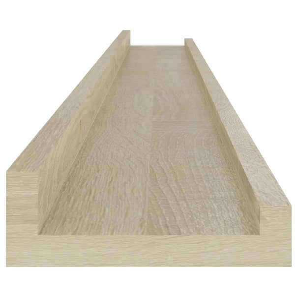 Sonoma-Eiche Wandregale Depe 100x9x3cm (2 Stk.)
