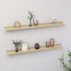 Sonoma-Eiche Wandregale Depe 100x9x3cm (2 Stk.)