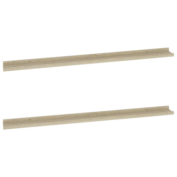 Sonoma-Eiche Wandregale Depe 115x9x3cm (2 Stück)