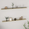 Sonoma-Eiche Wandregale Depe 115x9x3cm (2 Stück)