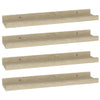 Sonoma Eiche Wandregale Depe 40x9x3cm (4 Stk.)