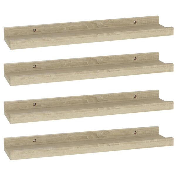 Sonoma Eiche Wandregale Depe 40x9x3cm (4 Stk.)