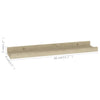 Sonoma Eiche Wandregale Depe 40x9x3cm (4 Stk.)