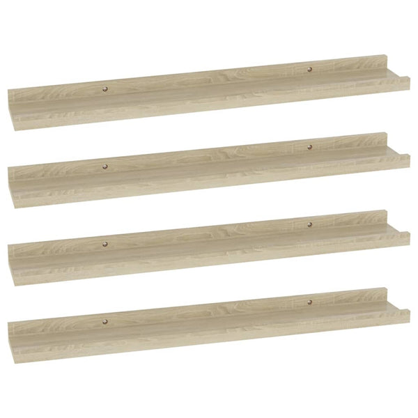 Wandregale Sonoma-Eiche Depe 60x9x3cm (4 Stk.)