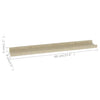 Wandregale Sonoma-Eiche Depe 60x9x3cm (4 Stk.)