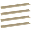 Sonoma-Eiche Wandregale Depe 80x9x3cm (4 Stk.)