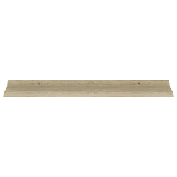 Sonoma-Eiche Wandregale Depe 80x9x3cm (4 Stk.)