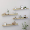 Sonoma-Eiche Wandregale Depe 80x9x3cm (4 Stk.)