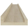Sonoma-Eiche Wandregale Depe 100x9x3cm (4 Stück)