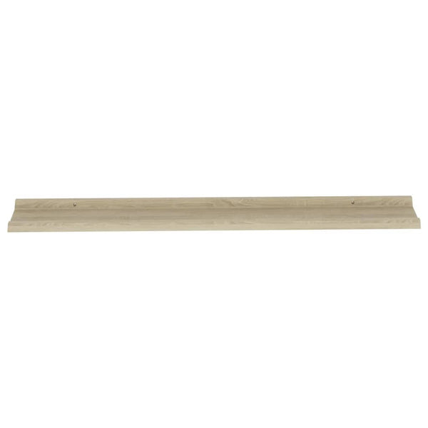 Sonoma-Eiche Wandregale Depe 115x9x3cm (4 Stk.)