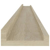 Sonoma-Eiche Wandregale Depe 115x9x3cm (4 Stk.)