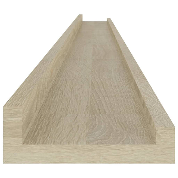 Sonoma-Eiche Wandregale Depe 115x9x3cm (4 Stk.)