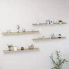 Sonoma-Eiche Wandregale Depe 115x9x3cm (4 Stk.)