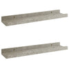 Wandregal Depe Betongrau 40x9x3cm (2 St.)