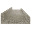 Wandregal Depe Betongrau 40x9x3cm (2 St.)
