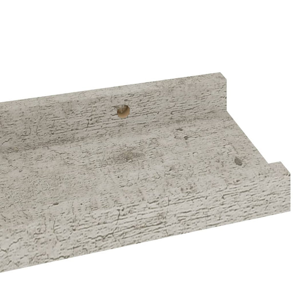 Wandregal Depe Betongrau 40x9x3cm (2 St.)