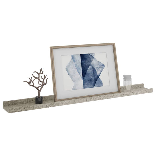 Wandregale Depe, betongrau 80x9x3cm (2 St.)