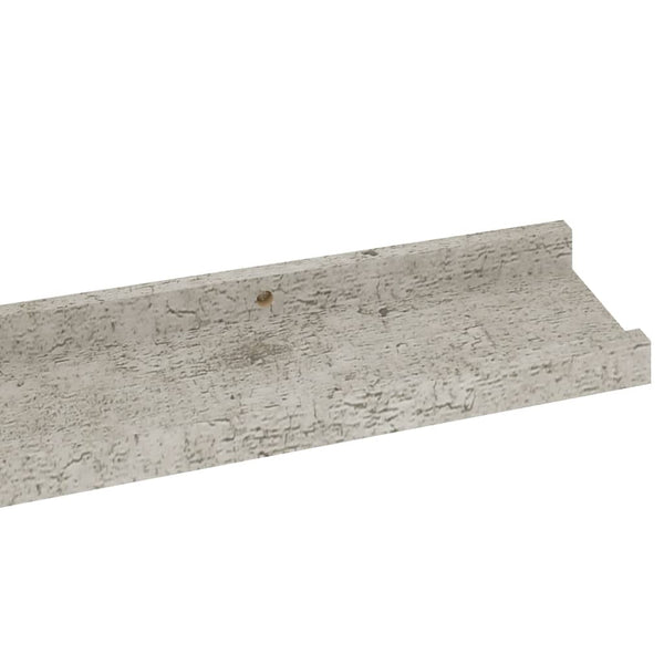 Wandregale Depe, betongrau 80x9x3cm (2 St.)
