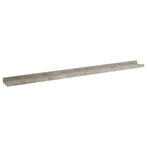 Betongraue Wandregale Depe 100x9x3cm (2 St.)