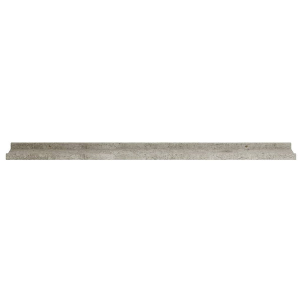 Betongraue Wandregale Depe 100x9x3cm (2 St.)