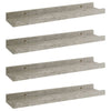Wandregale Depe, betongrau 40x9x3cm (4 Stk.)