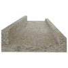 Wandregale Depe, betongrau 40x9x3cm (4 Stk.)