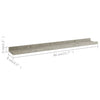 Wandregale Depe, betongrau 40x9x3cm (4 Stk.)