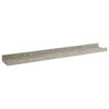Betongraue Wandregale Depe 60x9x3cm (4 Stück)