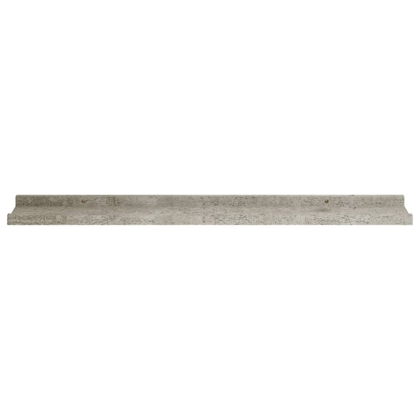 Betongraue Wandregale Depe 80x9x3cm (4 Stück)