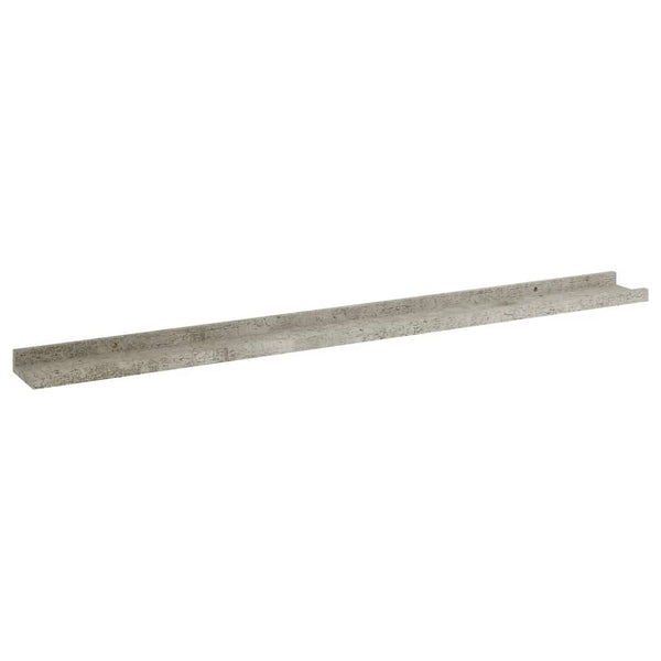 Wandregale Depe, betongrau, 100x9x3cm (4 Stk.)
