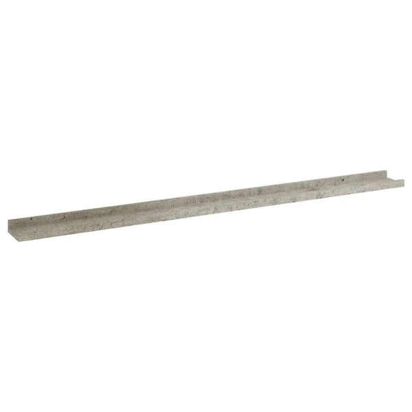 Betoninharmaa seinähyllyt Depe 115x9x3cm (4 kpl)
