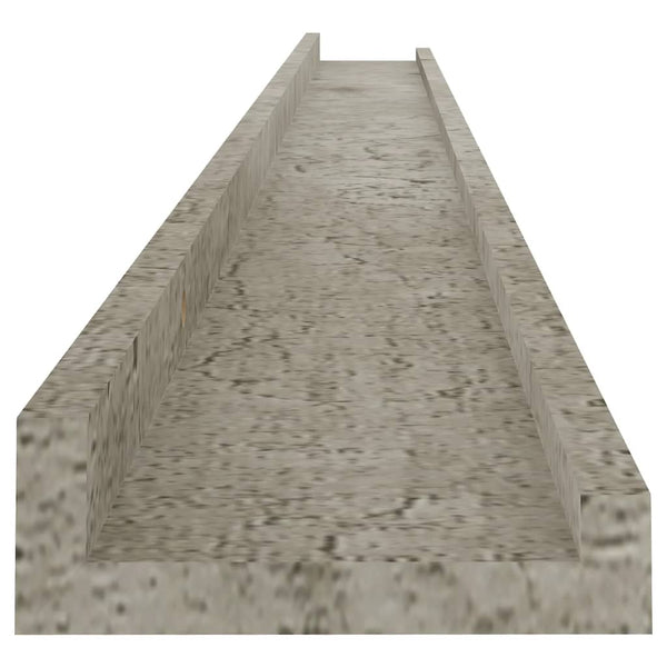 Betoninharmaa seinähyllyt Depe 115x9x3cm (4 kpl)