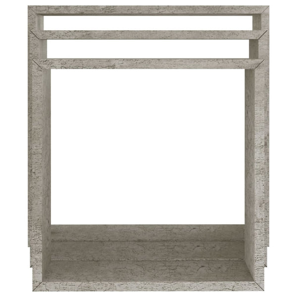 Betongraue Wandwürfelregale Chirisescu (2 Stk.)