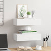 Weiße Wandregale Czank 40x23,5x10cm (2 Stück MDF)