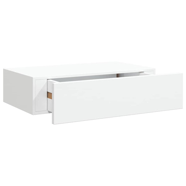 Weiße Wandregale Czank 40x23,5x10cm (2 Stück MDF)