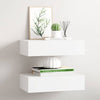 Weiße Wandregale Czank 40x23,5x10cm (2 Stück MDF)