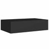 Schwarze Wandregale Czank 40x23,5x10cm (2 Stück MDF)