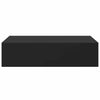 Schwarze Wandregale Czank 40x23,5x10cm (2 Stück MDF)